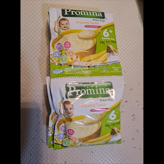 Gambar Promina Bubur Bayi 6+ Sachet 20 gram - Pisang Susu dari CewiShop Official undefined Tokopedia