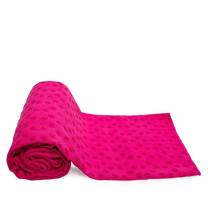 Gambar Towel yoga standart / handuk yoga ungu muda - Pink Tua dari Unique Yoga Bali undefined Tokopedia