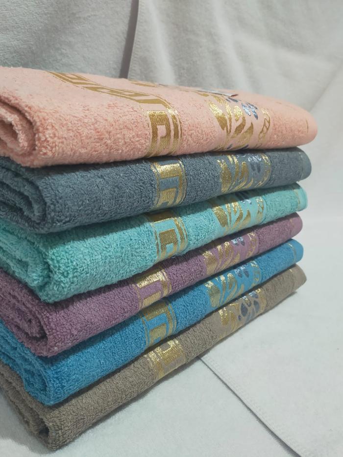 Gambar MH Handuk Mandi Dewasa Motif Katun JJ Panda Tebal 400gr uk 70x140 - HR KATUN 400gr dari Mbahe_handuk undefined Tokopedia