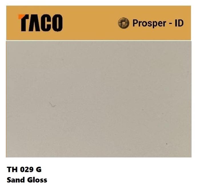 Gambar TACO HPL-SOLID COLOR-G/HPL WARNA SOLID GLOSSY (KILAP) - 029G-SandGloss dari Prosper-ID undefined Tokopedia
