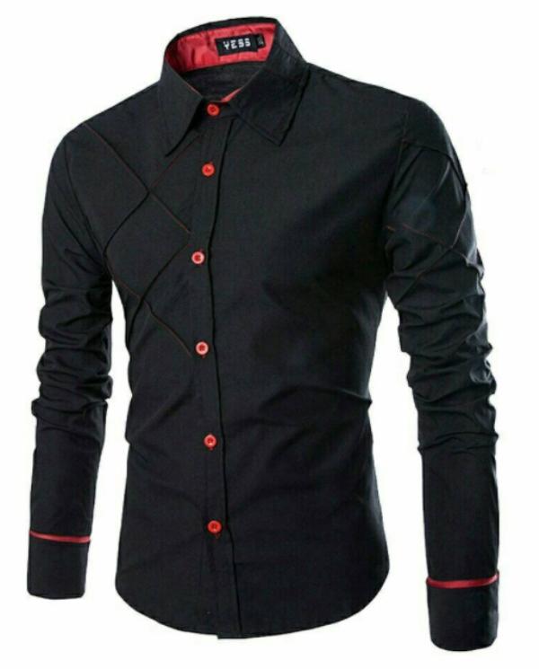 Gambar JAMES MAN BAJU KEMEJA POLOS PRIA LENGAN PANJANG KEMEJA FORMAL PRIA - Biru, L dari Fortklass undefined Tokopedia