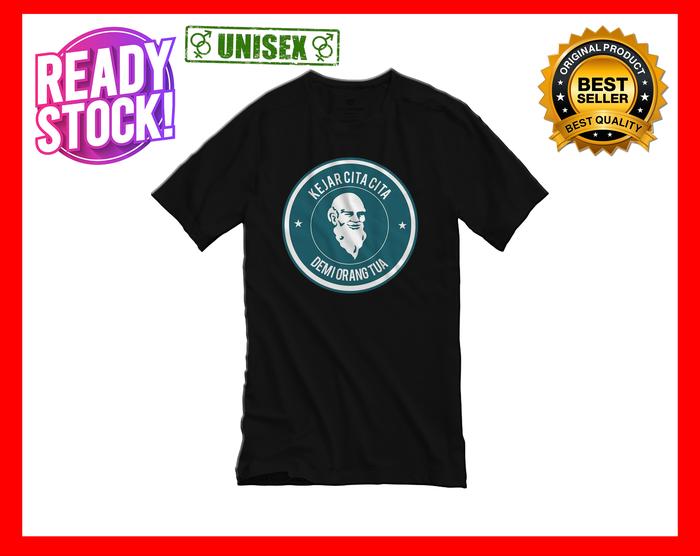 Gambar KAOS PLESETAN ORANG TUA HITAM BAJU LUCU PLESETAN PREMIUM - L ANAK dari NeverdieStore undefined Tokopedia