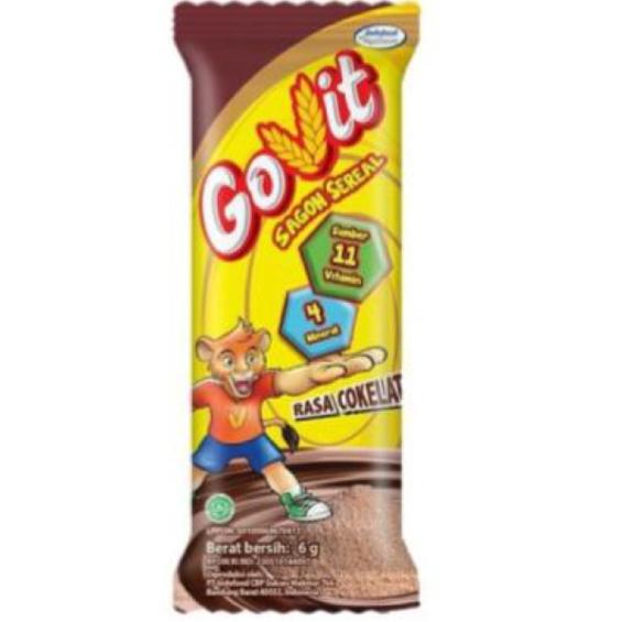 Gambar GoVit Sagon Sereal 1 renceng isi 10 pcs - Coklat dari CewiShop Official undefined Tokopedia