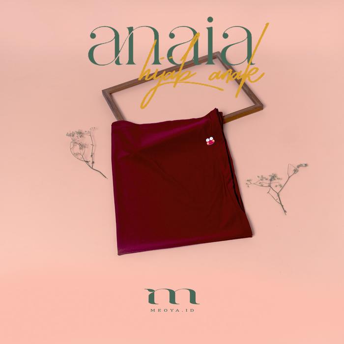 Gambar Pashmina Instan Anak 3-10 Tahun Jersey Anaia By Meoya - Maroon, M (6-10th) dari meoya.id undefined Tokopedia