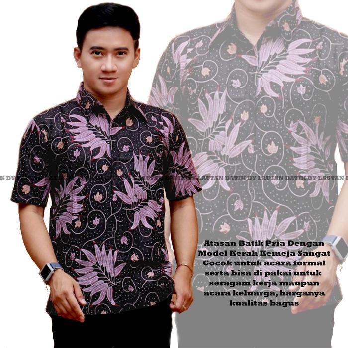 Gambar Batik Keluarga Couple Cowo Cewe Seragam Keluarga Ayah Ibu dan Anak - Pendek Dewasa, L dari Lautan batik undefined Tokopedia