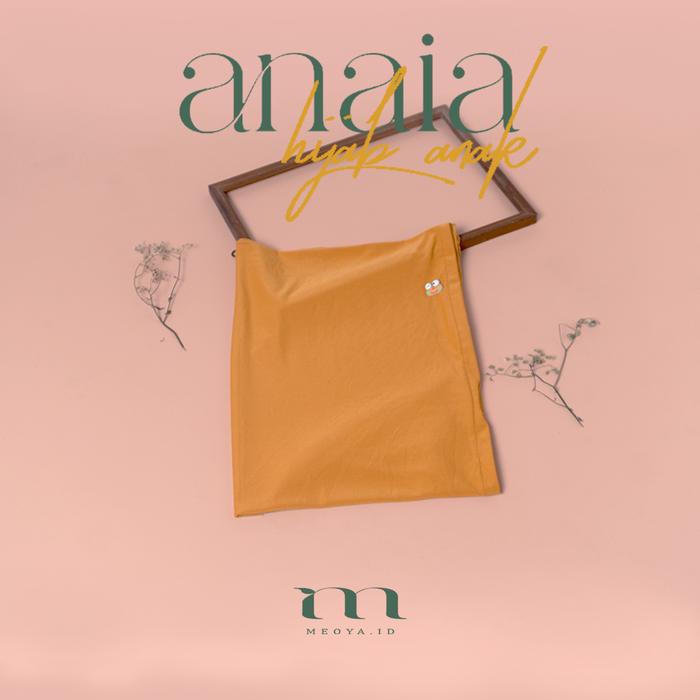 Gambar Pashmina Instan Anak 3-10 Tahun Jersey Anaia By Meoya - Mustard, M (6-10th) dari meoya.id undefined Tokopedia