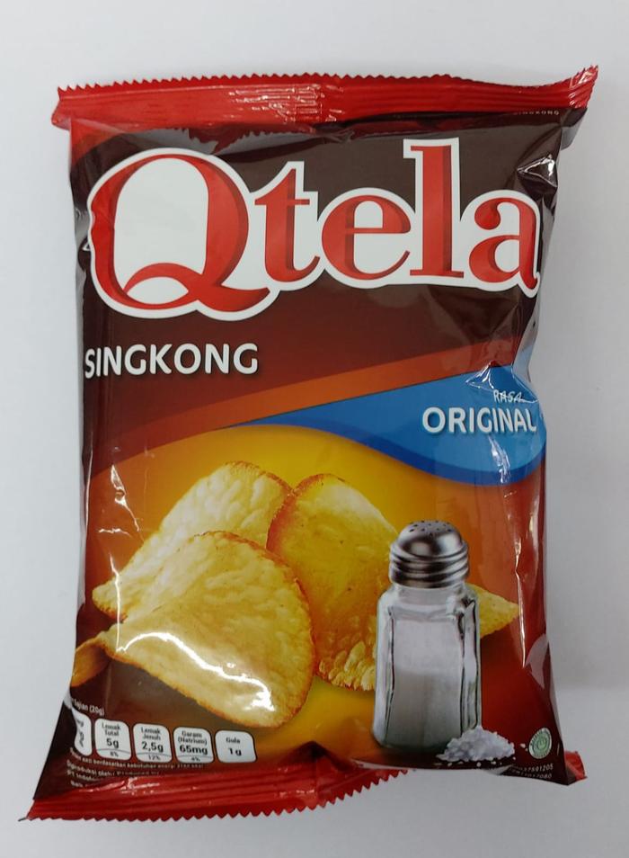 Gambar Q tela / Qtela keripik singkong 60gr - Original dari Viyas Mart undefined Tokopedia
