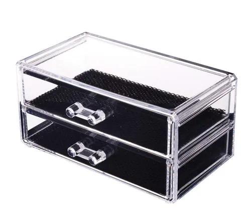 Gambar Tempat Makeup Akrilik 2 Drawer Laci Makeup 2 Drawer Small Import Prem dari Jkt Corner undefined Tokopedia