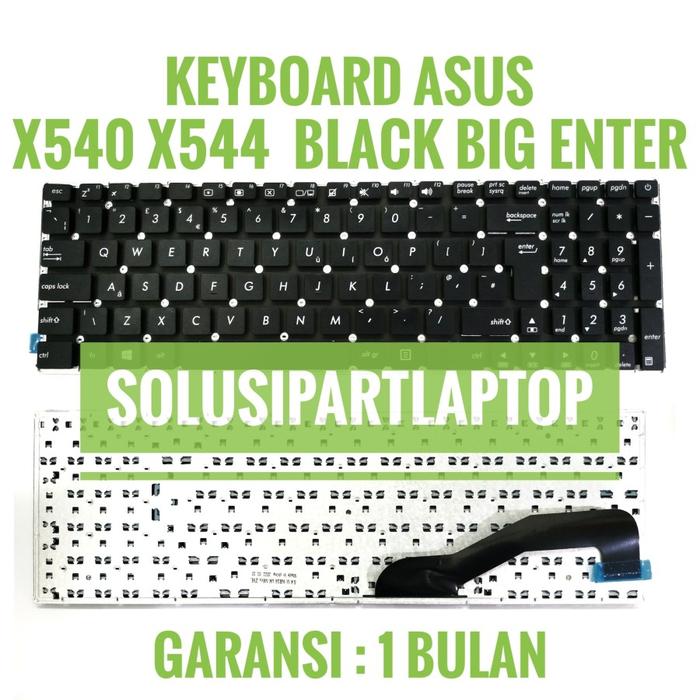 Gambar Keyboard Asus X540 X540L X544 R450L F540 A540 K540 D540 UK Enter Besar - BIG ENTER dari SOLUSIPARTLAPTOP undefined Tokopedia