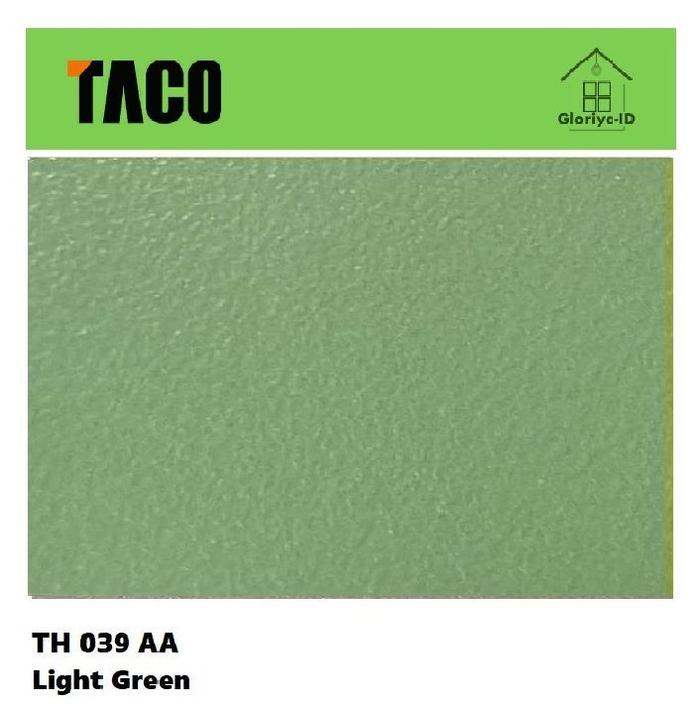 Gambar TACO HPL-SOLID COLOR-AA/TACO HPL KUNING-ORANGE-MERAH-UNGU-BIRU-HIJAU - 039AA-LightGree dari Gloriya-id undefined Tokopedia