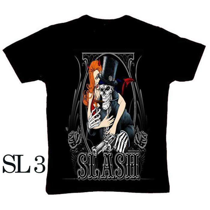 Gambar Kaos Slash Bonus Poster A3 - SL 3, XL dari Fide Brand undefined Tokopedia