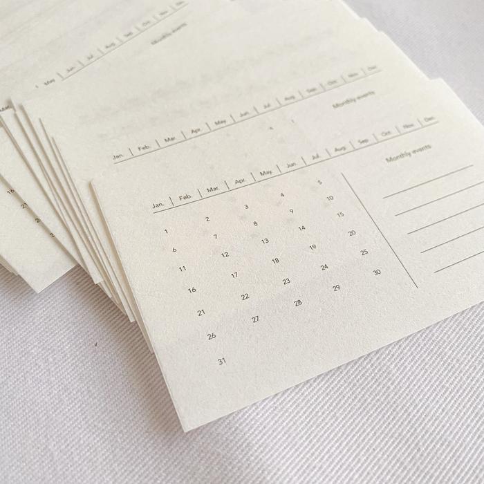 Gambar Youzi Event Series Paper - Monthly, Sample (5pcs) dari Hamany undefined Tokopedia