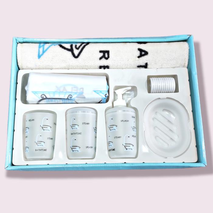 Gambar Bathroom Aksesoris - Aksesoris Kamar Mandi - BLUE dari My Floor undefined Tokopedia