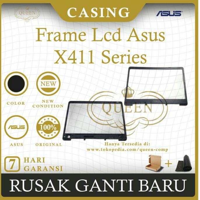 Gambar Frame Lcd Front Bezel Laptop asus X411 S410U X411UQ series Original dari rus think undefined Tokopedia