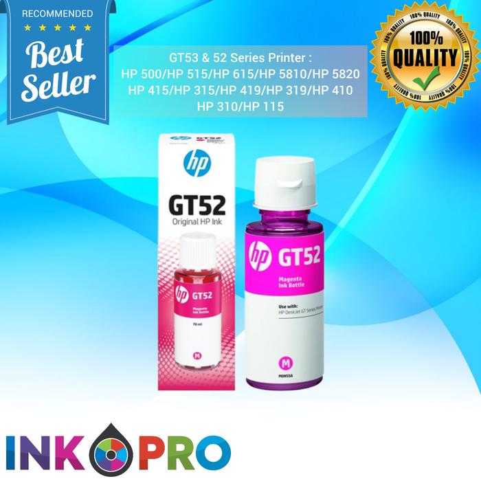 Gambar Tinta HP GT53/GT52 PREMIUM Untuk Printer GT5810 GT5820 New Model - Merah dari ink.Pro undefined Tokopedia