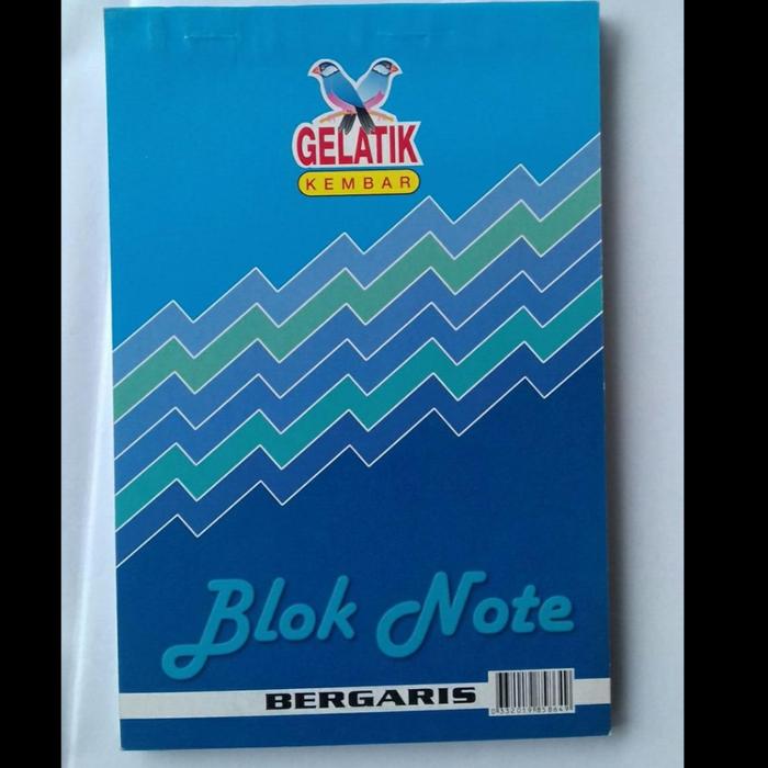 Gambar BLOCK NOTE bergaris BESAR GELATIK / BLOK NOTE bergaris / bloknot A5 dari ATK MADA LARIS BERKAH undefined Tokopedia