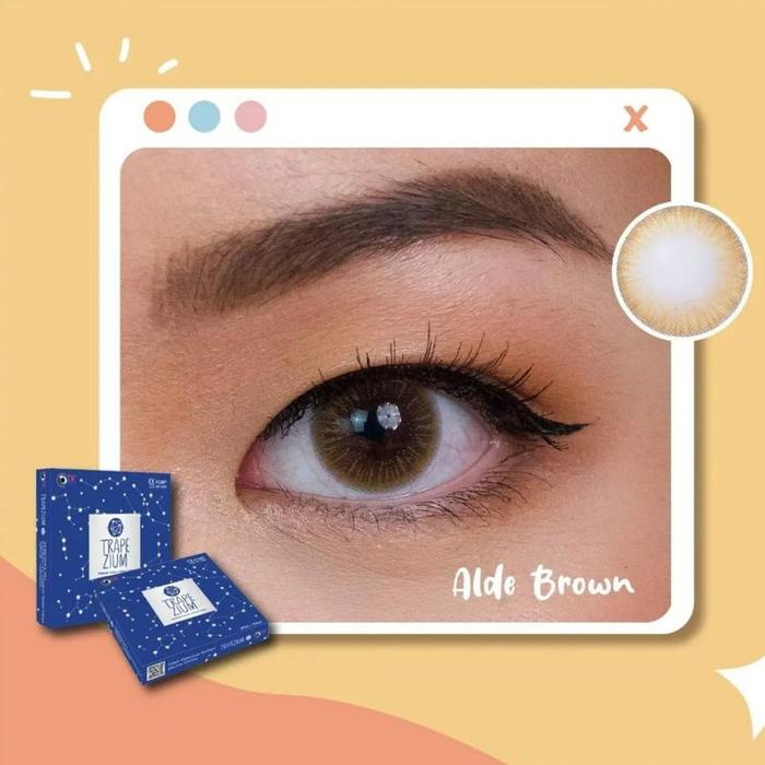 Gambar SOFTLENS TRAPEZIUM ALDE 14.5mm - NORMAL/MINUS - Alde Brown, Normal dari MMSOFTLENS undefined Tokopedia