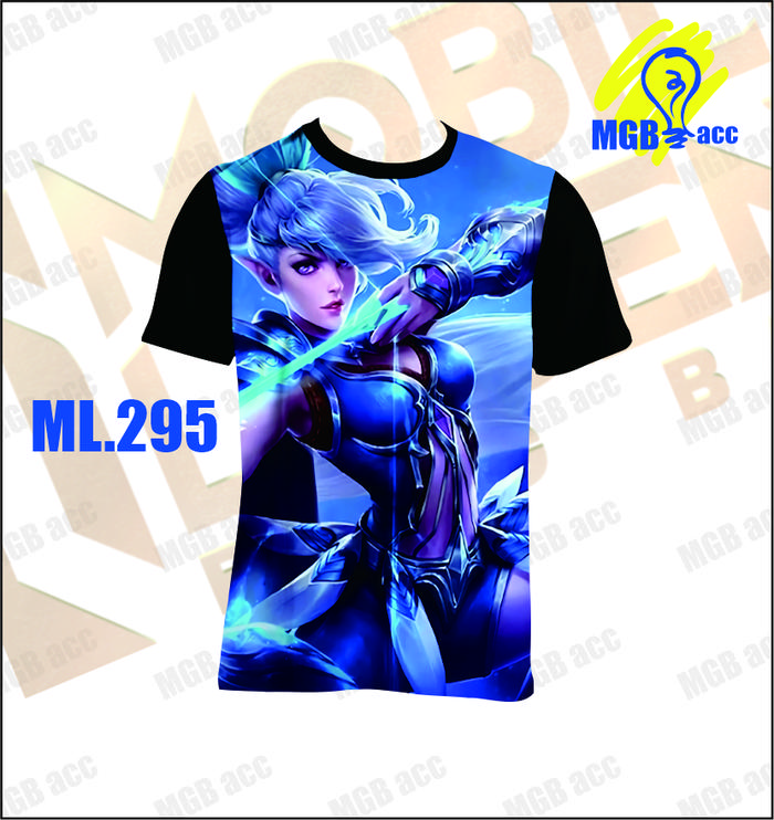 Gambar Kaos Baju Anak Atasan Laki Laki Hero Mobile legend MIYA - ML295, S dari MGB Acc Printing undefined Tokopedia