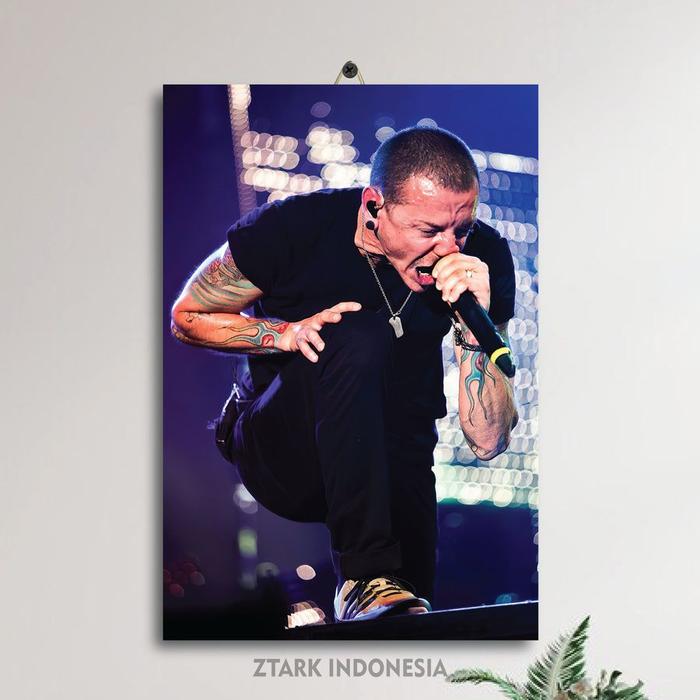 Gambar HOME DESIGN CHESTER LINKIN PARK P0WWM/LBDEK / POSTER KAYU WALL DECOR - LK_(1) dari ZTARK INDONESIA undefined Tokopedia