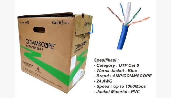 Gambar Kabel LAN UTP CAT6 CAT 6 COMPSCOPE Commscope dari PojokITcom Pusat IT Comp undefined Tokopedia