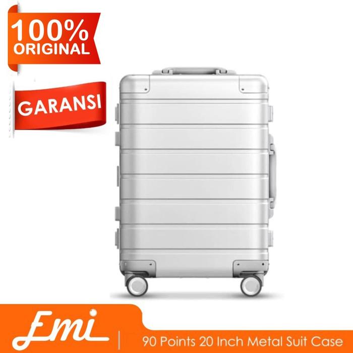 Gambar Mijia 90Fun Points 20 Inch Metal Suit Case Koper Metal dari Emilab Indonesia undefined Tokopedia