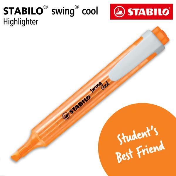 Gambar STABILO SWING COOL / STABILO / HIGHLIGHTER - Orange dari TBMODHI undefined Tokopedia