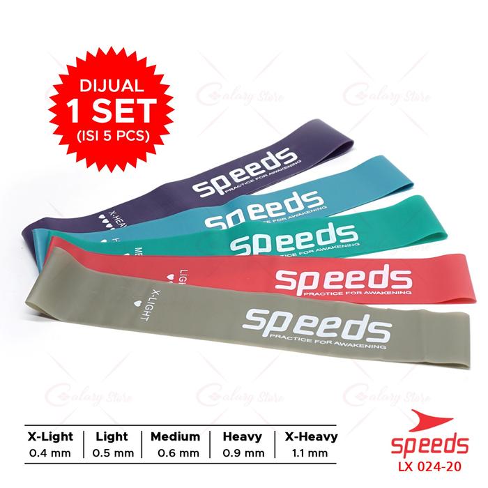 Gambar SPEEDS Sport Yoga Bands Resistance Fitness Loop Elastic Tali 024-20 - 024-20 SET dari Calary Toys undefined Tokopedia