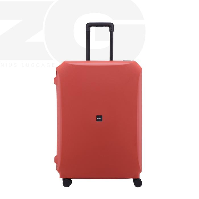 Gambar koper 28 inch lojel voja hardcase frame Large + TSA lock - warm gray - teracotta dari zenius luggage undefined Tokopedia