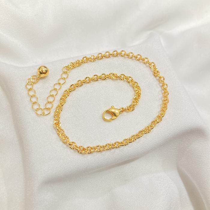 Gambar Noin Gelang Kaki Rantai Pecah Kopi Fashion Angkle GLK12 - Pecah Kopi dari Noin Accessories Offcial Store undefined Tokopedia