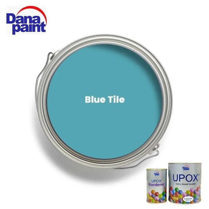 Gambar CAT KHUSUS LANTAI/BETON/BAJA/KERAMIK EPOXY UPOX DANA PAINT (1 SET) - Blue Tile dari UTAMA-BANGUNAN undefined Tokopedia