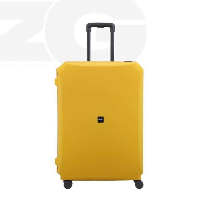 Gambar koper 28 inch lojel voja hardcase frame Large + TSA lock - warm gray - yolk yellow dari zenius luggage undefined Tokopedia