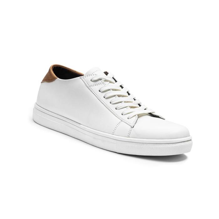 Gambar Sepatu Footstep Footwear Alter White Casual Shoes Sneakers Pria Black Hitam Snekers Kerja - White, 39 dari Footstep Footwear undefined Tokopedia