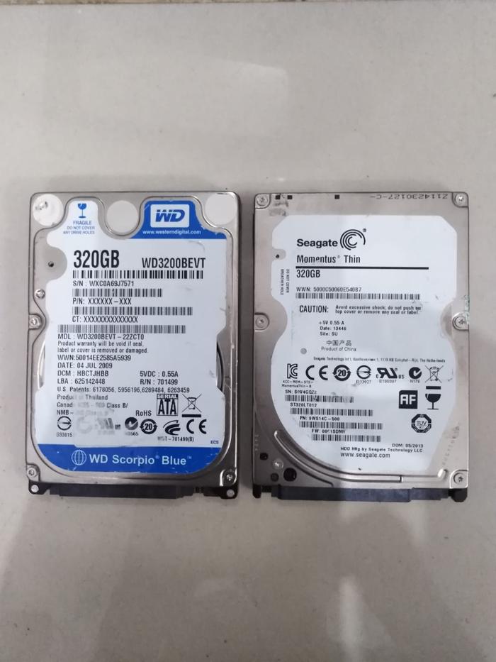 Gambar HDD Hardisk Laptop 500GB 320GB Sata - 320GB dari WB Computer undefined Tokopedia