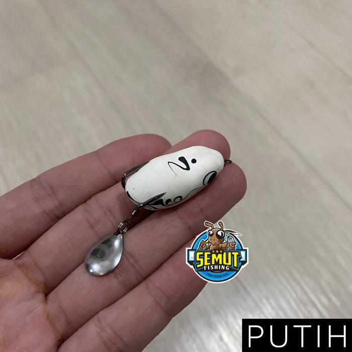 Gambar KODOK Z FROG SOFTLURE 3.5cm 3.6cm 3.8cm 4cm 4.2cm - Putih, 3.6cm 4gram dari Semut Fishing undefined Tokopedia