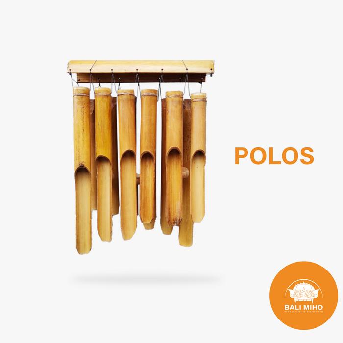 Gambar Lonceng Angin Jejer Bambu 40 cm/Genta Angin Bambu/Lonceng Bambu - Polos dari Bali Miho undefined Tokopedia