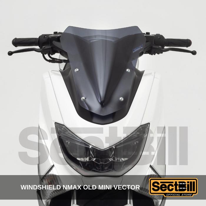 Gambar WINDSHIELD Nmax Old Mini Vector Smoke set Bracket - Smoke dari Sectbill Moto undefined Tokopedia
