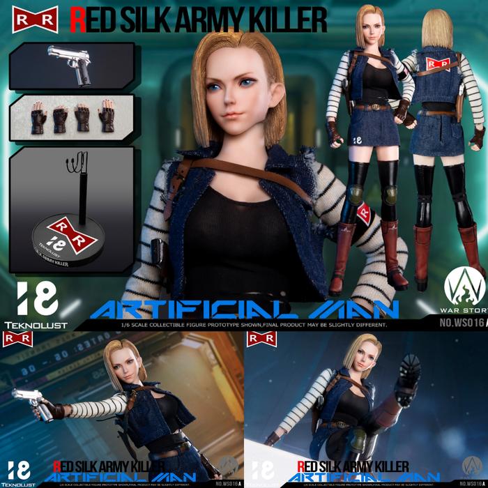 Gambar War Story WS016A 1/6 Red Silk Type A Dragon Ball Z Android 18 Figure dari slashtoys.collection undefined Tokopedia