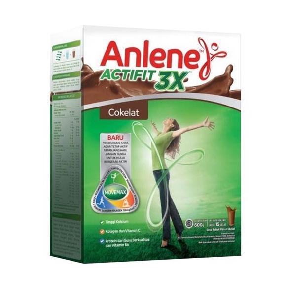 Gambar sale ANLENE ACTIFIT 3X COKLAT 600G bermutu dari BillyJohn undefined Tokopedia