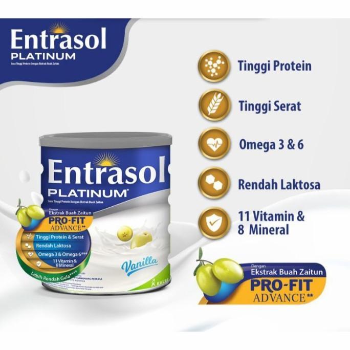 Gambar sale Entrasol platinum 400gr vanila bermutu - Vanila dari BillyJohn undefined Tokopedia
