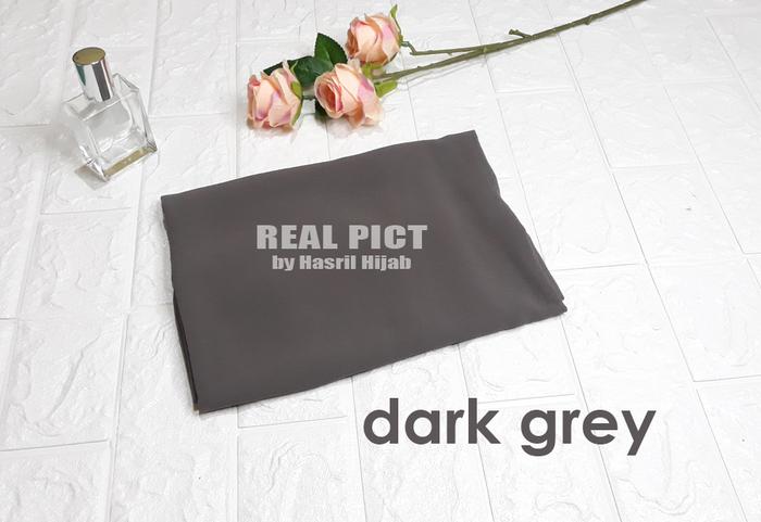 Gambar Pashmina Oval Ceruty Baby Doll Pasmina Curve Phasmina Malaysia - Dark Grey dari HasRil Hijab undefined Tokopedia