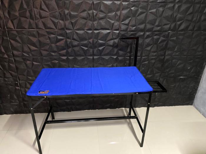 Gambar Meja setrika uap laundry Garansi 5 thn lengkap busa rebonded dan alas - classic dari Tukang Laundry undefined Tokopedia