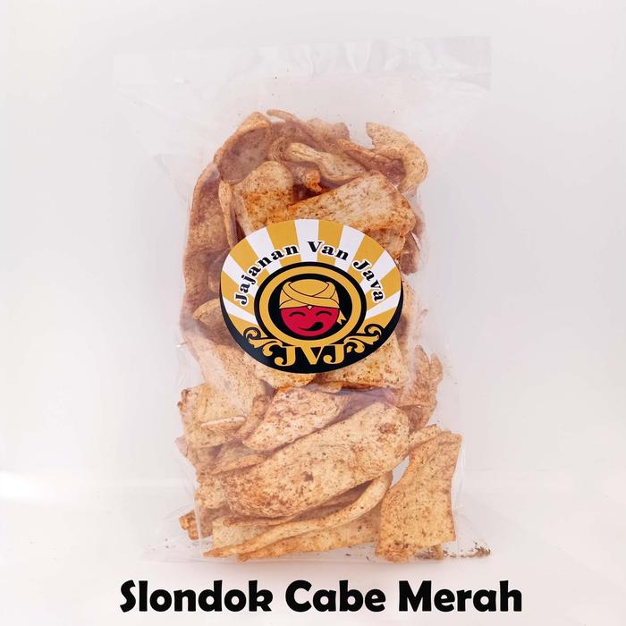 Gambar Kerupuk Slondok Singkong Pedas Asin Keju Cabe Ijo Bandung - Pedas CabeMerah, 100gr dari Jajanan Van Java undefined Tokopedia
