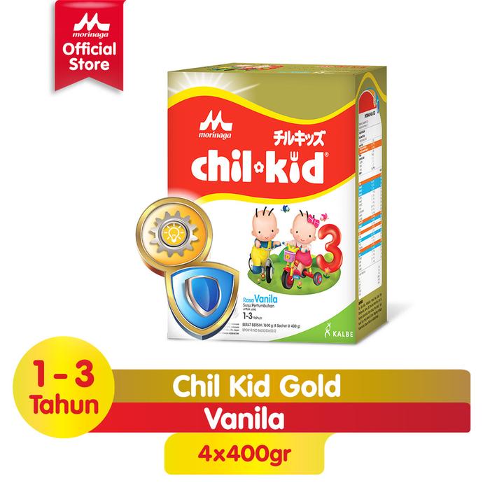 Gambar Morinaga Chil Kid Gold 3 Vanila 1600gr - Susu Pertumbuhan Anak Batita - 1600gr, Vanila dari Hokky Baby And Kids Shop undefined Tokopedia