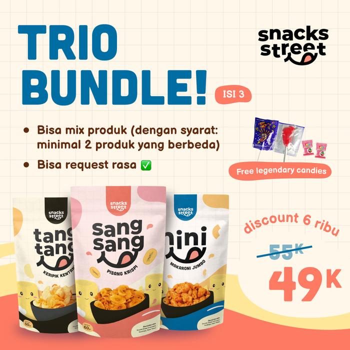 Gambar Mac Bengkong Mix - Snack Makaroni - ISI 3 dari snacksstreet undefined 5 Tokopedia