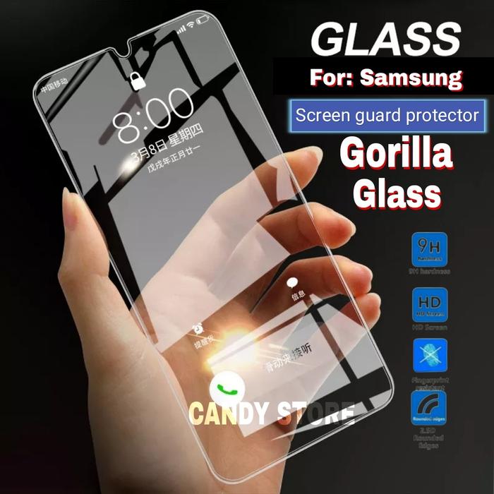 Tempered Glass Bening SAMSNG A12 A15 Anti-gores Kaca Full Lem Pelindung  Layar Candy gorilla glass, Galaxy A15