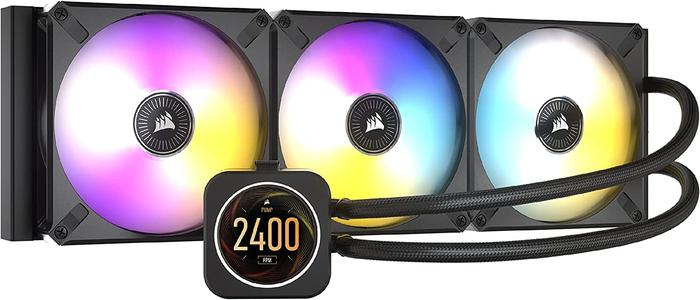 CORSAIR H170i ELITE 組込む LCD 420mm 簡易水冷