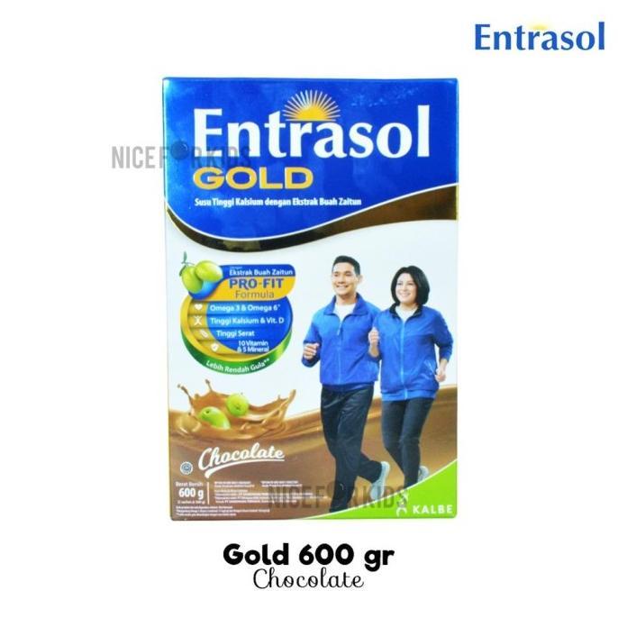 Gambar sale Entrasol Gold Ukuran 600 gram Susu Bubuk Tinggi Serat dan Kalsium - Chocolate dari BillyJohn undefined Tokopedia