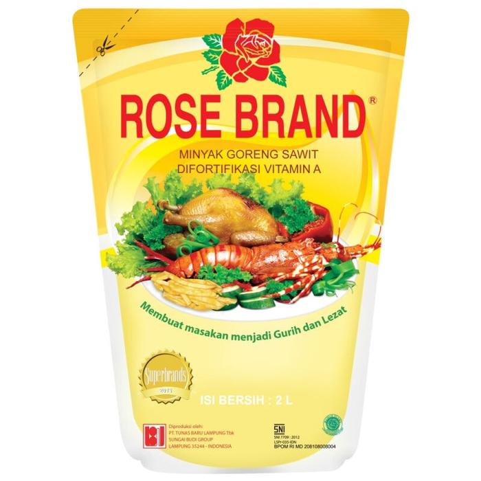Gambar Rose Brand Minyak Goreng Refill 2 Liter dari Jadi Baru Kroya undefined Tokopedia