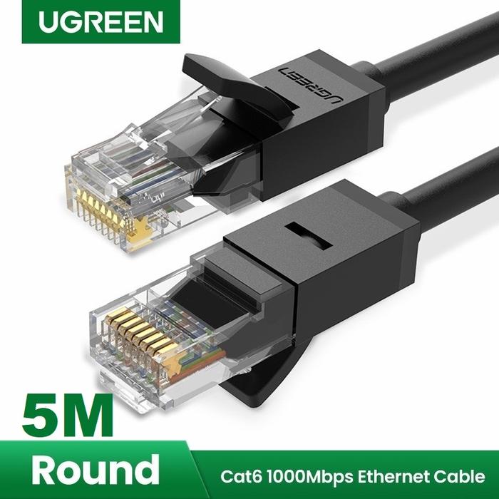 Gambar Ugreen Cat 6 Ethernet UTP LAN RJ45 Cable Black - 5M dari Radix Teknologi undefined Tokopedia