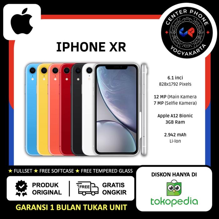 Gambar IPHONE XR 64Gb mulus - Putih dari centerphone yogyakarta undefined Tokopedia